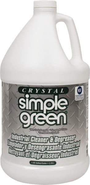 Simple Green - 1 Gal Bottle Cleaner/Degreaser - Liquid, Biodegradable, Concentrated, Unscented - Exact Tool & Supply