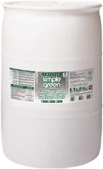 Simple Green - 55 Gal Drum Cleaner/Degreaser - Liquid, Biodegradable, Concentrated, Unscented - Exact Tool & Supply