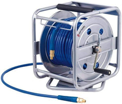 PRO-SOURCE - 100' Manual Hose Reel - 250 psi, Hose Included - Exact Tool & Supply