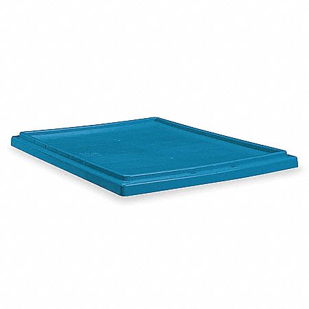 Blue Lid, 19-1/2" L x 13-1/2"