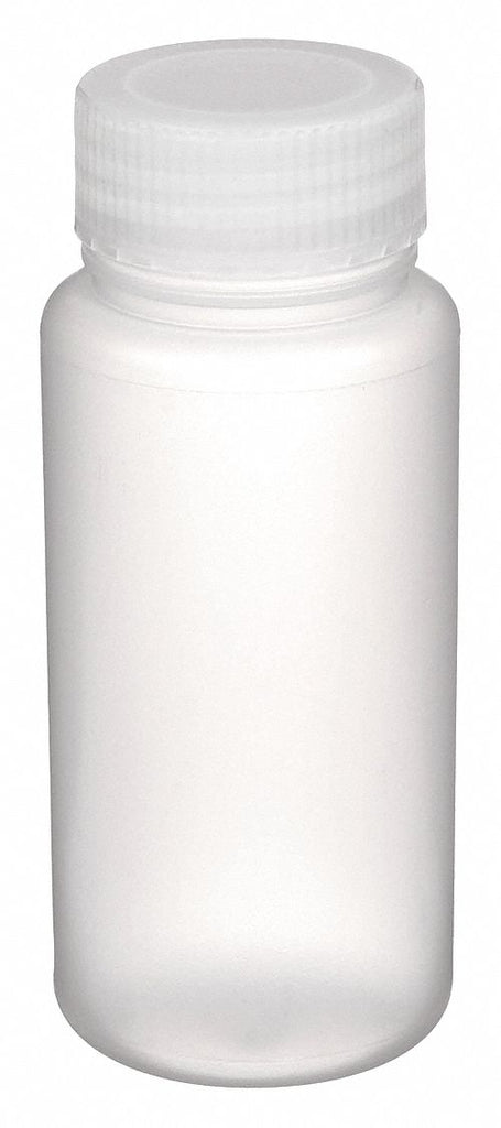 Wide Mouth Round Bottle, Plastic, 250mL, Clear, 12 PK