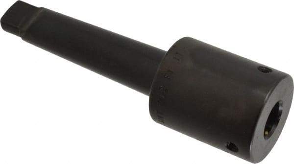 Collis Tool - 1/2 Inch Tap, 1.31 Inch Tap Entry Depth, MT3 Taper Shank, Standard Tapping Driver - 2-5/16 Inch Projection, 1-3/4 Inch Nose Diameter, 11/16 Inch Tap Shank Diameter, 0.515 Inch Tap Shank Square - Exact Tool & Supply