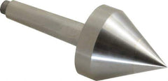 Riten - 2-1/8" Head Diam, Hardened Tool Steel Pipe Nose Point Solid Dead Center - 2MT Morse Taper, 2-1/8" Point Diam, 1.831" Point Length - Exact Tool & Supply