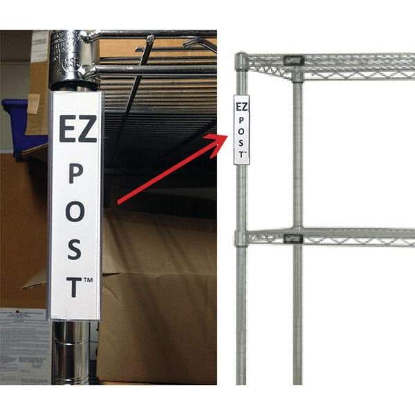 Aigner Index - Label Holders Backing: Snap-On Width (Inch): 2 - Exact Tool & Supply