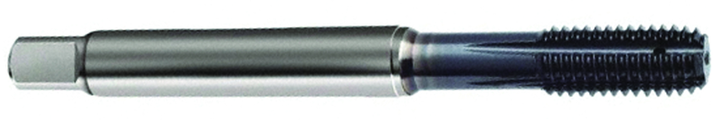 M10 x 1.25 Dia. - 6HX - 5 FL - PM Cobalt Semi-Bott Tap-ALCRN-Coolant-Thru-FORM-C - Exact Tool & Supply