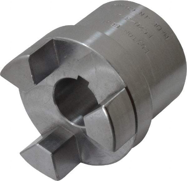 Boston Gear - 3/4" Max Bore Diam, FC20 Coupling Size, Flexible Half Coupling - 2" OD, 3.69" OAL, Steel - Exact Tool & Supply