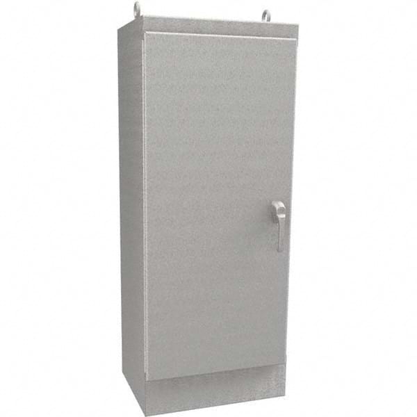 Wiegmann - NEMA 4X Stainless Steel Standard Enclosure with Cabinet Hinged Cover - Exact Tool & Supply