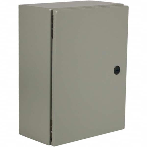 Wiegmann - NEMA 412 Steel Standard Enclosure with Hinged Cover - Exact Tool & Supply