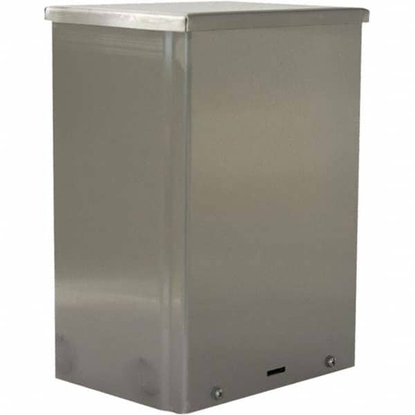 Wiegmann - NEMA 3R Stainless Steel Junction Box Enclosure with Screw Cover - Exact Tool & Supply