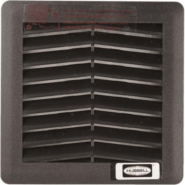 Wiegmann - Filtered Enclosure Cooling Blowers & Accessories Accessory Type: Exhaust Grille Overall Width/Diameter (Inch): 6 - Exact Tool & Supply