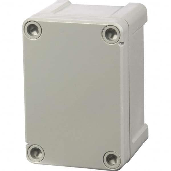 Fibox - NEMA 1, 4, 4X, 12 Polycarbonate Standard Enclosure with Screw Cover - Exact Tool & Supply