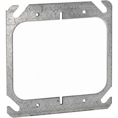Hubbell-Raco - Steel Electrical Box Flat Cover - Exact Tool & Supply