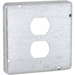 Hubbell-Raco - Steel Electrical Box Cover - Exact Tool & Supply
