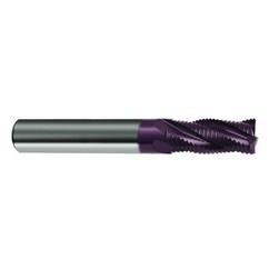 1/4" Dia. - 2-1/2" OAL - 30° Helix Bright CBD - End Mill - 4 FL - Exact Tool & Supply