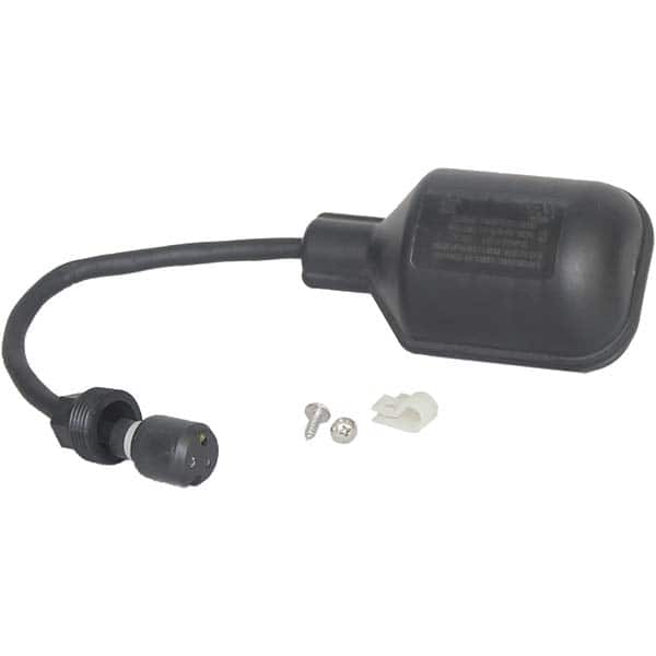 PRO-SOURCE - Float Switches; Pump Type: Sewage ; For Use With: PS-090PS2515 ; Float Style: Wide Angle Switch ; Voltage (AC): 115V ; Cord Length: 9.25" (Feet); Housing Material: Thermoplastic - Exact Tool & Supply