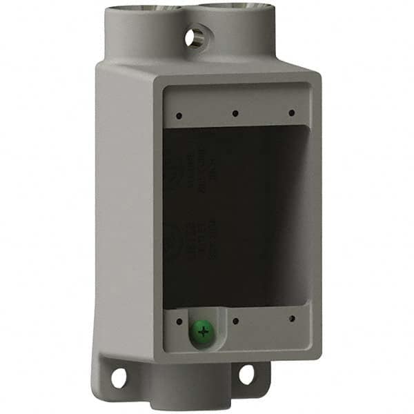 Hubbell Killark - Electrical Outlet Boxes & Switch Boxes Enclosure Type: Device Box Enclosure Shape: Rectangle - Exact Tool & Supply