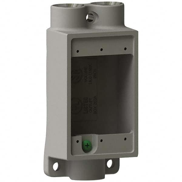 Hubbell Killark - Electrical Outlet Boxes & Switch Boxes Enclosure Type: Device Box Enclosure Shape: Rectangle - Exact Tool & Supply
