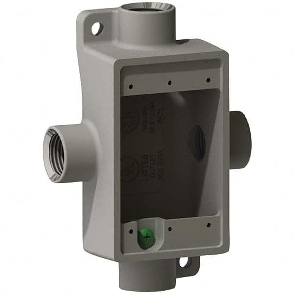Hubbell Killark - Electrical Outlet Boxes & Switch Boxes Enclosure Type: Device Box Enclosure Shape: Rectangle - Exact Tool & Supply