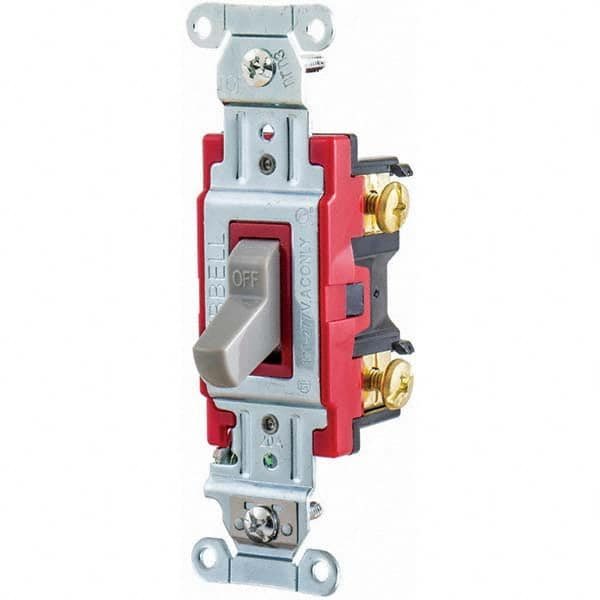 Hubbell Wiring Device-Kellems - Toggle Switches Switch Type: Heavy Duty Switch Sequence: Off-On - Exact Tool & Supply