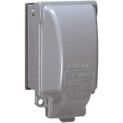 Hubbell-Raco - Weatherproof Box Covers Cover Shape: Rectangle Number of Holes in Outlet: 3 - Exact Tool & Supply