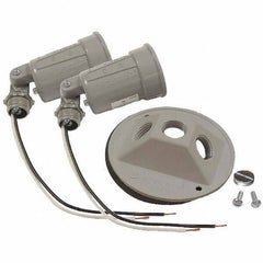 Hubbell-Raco - Weatherproof Box Covers Cover Shape: Round Number of Holes in Outlet: 3 - Exact Tool & Supply