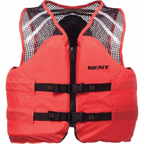 Kent - Life Jackets & Vests Type: Mesh Vest Size: Large - Exact Tool & Supply