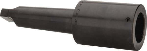 Collis Tool - 2-1/4 Inch Tap, 3.13 Inch Tap Entry Depth, MT5 Taper Shank, Standard Tapping Driver - 4-5/16 Inch Projection, 3 Inch Nose Diameter, 1.894 Inch Tap Shank Diameter, 1.42 Inch Tap Shank Square - Exact Tool & Supply