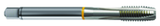 16193 2B 3-Flute Cobalt Yellow Ring Spiral Point Plug Tap-Bright - Exact Tool & Supply