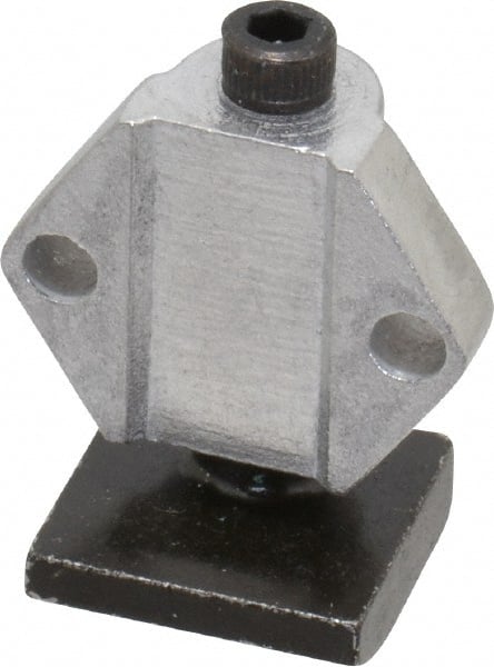 Vlier - 7/8" Body Width x 11/16" Body Len, 1/8" Stroke Len, 21/32" Btw Mt Hole Ctrs, 0.656" Btw Mt Hole & Edge, Tangless Square Spring Locating Stop - Exact Tool & Supply