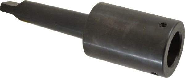 Collis Tool - 1-1/2 Inch Tap, 2.31 Inch Tap Entry Depth, MT3 Taper Shank, Standard Tapping Driver - 2-15/16 Inch Projection, 2 Inch Nose Diameter, 1.233 Inch Tap Shank Diameter, 0.925 Inch Tap Shank Square - Exact Tool & Supply