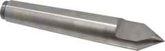 Riten - 1-1/4" Head Diam, Carbide-Tipped Steel Standard Point Half Dead Center - Jarno 10 Taper, 1-1/4" Point Diam, 7-1/2" OAL - Exact Tool & Supply