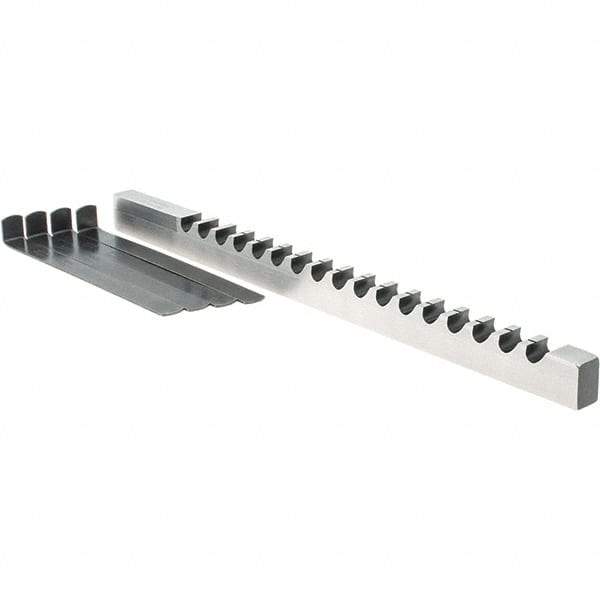 Dumont Minute Man - 9/16" Keyway Width, Style D, Keyway Broach - High Speed Steel, Bright Finish, 9/16" Broach Body Width, 1" to 6" LOC, 13" OAL - Exact Tool & Supply