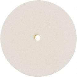 Value Collection - 8" Diam x 1" Thick Unmounted Buffing Wheel - 1 Ply, Polishing Wheel, 1/2" Arbor Hole, Hard Density - Exact Tool & Supply