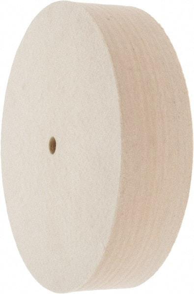 Value Collection - 8" Diam x 2" Thick Unmounted Buffing Wheel - 1 Ply, Polishing Wheel, 1/2" Arbor Hole, Medium Density - Exact Tool & Supply