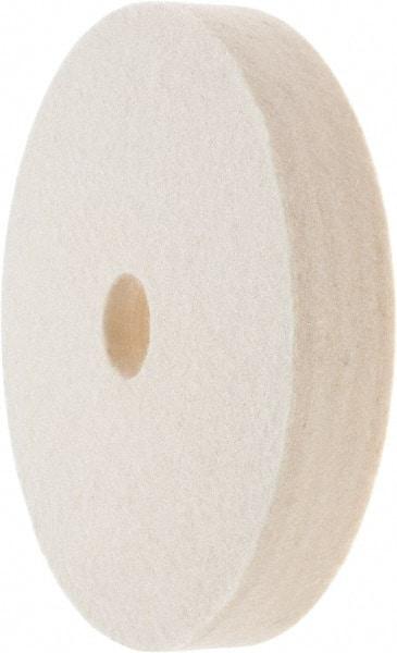 Value Collection - 6" Diam x 1" Thick Unmounted Buffing Wheel - 1 Ply, Polishing Wheel, 1" Arbor Hole, Soft Density - Exact Tool & Supply