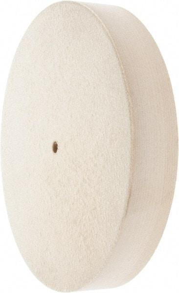 Value Collection - 12" Diam x 2" Thick Unmounted Buffing Wheel - 1 Ply, Polishing Wheel, 1/2" Arbor Hole, Hard Density - Exact Tool & Supply