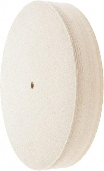 Value Collection - 12" Diam x 2" Thick Unmounted Buffing Wheel - 1 Ply, Polishing Wheel, 1/2" Arbor Hole, Medium Density - Exact Tool & Supply