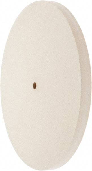 Value Collection - 12" Diam x 3/4" Thick Unmounted Buffing Wheel - 1 Ply, Polishing Wheel, 1/2" Arbor Hole, Hard Density - Exact Tool & Supply