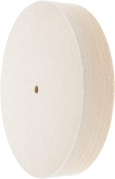 Value Collection - 10" Diam x 2" Thick Unmounted Buffing Wheel - 1 Ply, Polishing Wheel, 1/2" Arbor Hole, Soft Density - Exact Tool & Supply