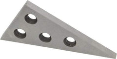 SPI - 90° Angle, 4 Inch Long, 1/4 Inch Thick, Steel, Angle Block - 10 Minutes Accuracy - Exact Tool & Supply