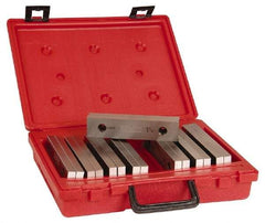 SPI - 16 Piece, 6 Inch Long Parallel Set - 7/8 to 1-3/4 Inch High, 1/2 to 1/2 Inch Thick, 52-58 RC Hardness, Sold as 8 Pair - Exact Tool & Supply