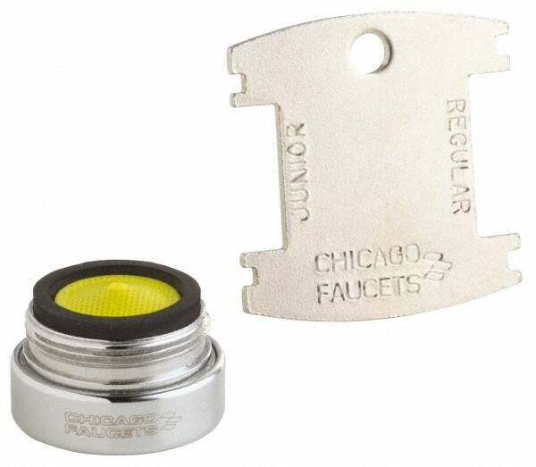 Chicago Faucets - Faucet Replacement 2.2 GPM Aerator - Polished Chrome, Use with Chicago Faucet Lavatory Faucets - Exact Tool & Supply