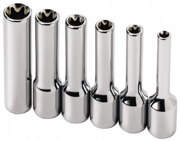 SK - 6 Piece Deep Socket Set - Exact Tool & Supply