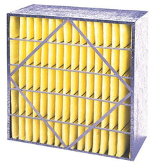 PrecisionAire - 12" Noml Height x 24" Noml Width x 12" Noml Depth, 65% Capture Efficiency, Rigid Box Air Filter - MERV 11, Fiberglass, Integrated Corrosion-Resistant Steel Frame, 1,000 CFM, For Universal Holding Frames - Exact Tool & Supply