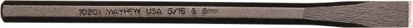 Mayhew - 5" OAL x 5/16" Blade Width Cold Chisel - Exact Tool & Supply