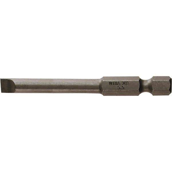 Wiha - 1/4" Power Bit - 1/4" Drive, 2-3/4" OAL - Exact Tool & Supply