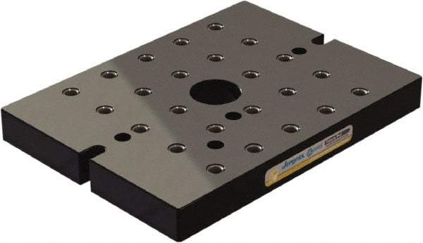 Jergens - 250mm Long x 340mm Wide x 35mm High Aluminum Fixture Plate - 35mm Plate Thickness - Exact Tool & Supply