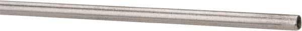 Value Collection - 6 to 7' Long, 1/8" OD, 304 Stainless Steel Tube - 0.02" Wall Thickness - Exact Tool & Supply
