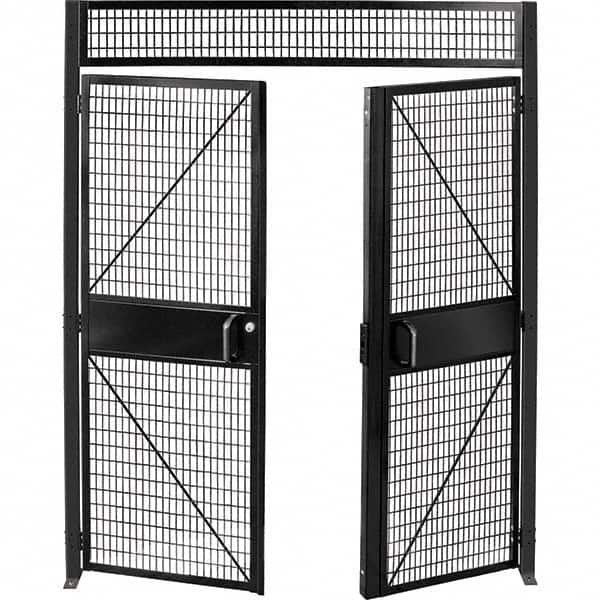 Folding Guard - Temporary Structure Doors Type: Hinged Door Width (Feet): 6 - Exact Tool & Supply