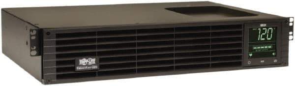 Tripp-Lite - 15 Amp, 1,500 VA, Tower & Rack Mount Line Interactive Backup Uninterruptible Power Supply - Backup 4.7 min with Full Load & 12 min with Half Load, 120 VAC Input & Output, 1,350 Watt Output, 1 Phases, 6 Outlets - Exact Tool & Supply